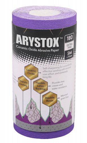 Axus Arystox Ceramic Oxide Abrasive Paper (onyx series)