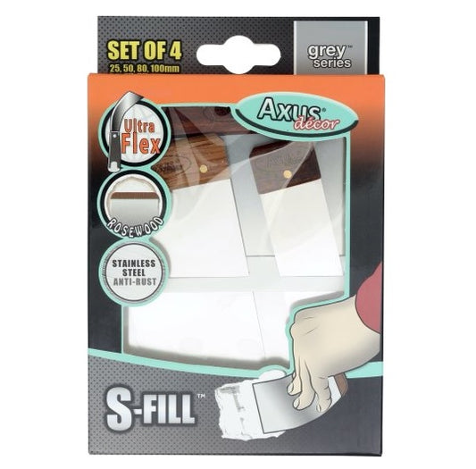 Axus S-Fill Compact Filler Applicators (grey series) 4PK