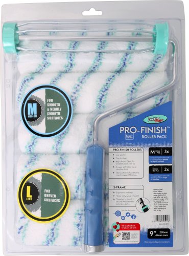 Axus Pro-Finish 6PC Roller Pack (blue series)