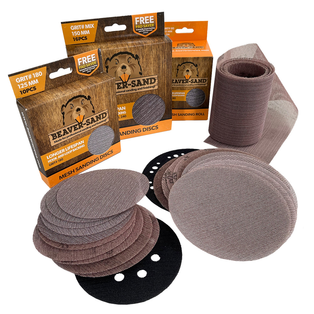 150mm Beaver Mesh Sand Disc (Assorted Grit)