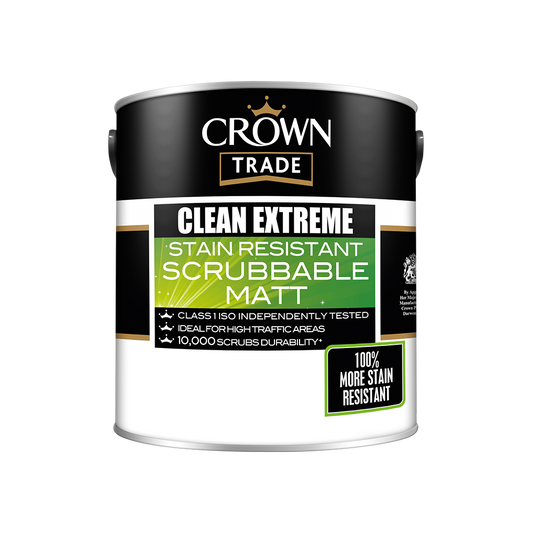 Crown Clean Extreme Stain Resistant Scrubbable Matt